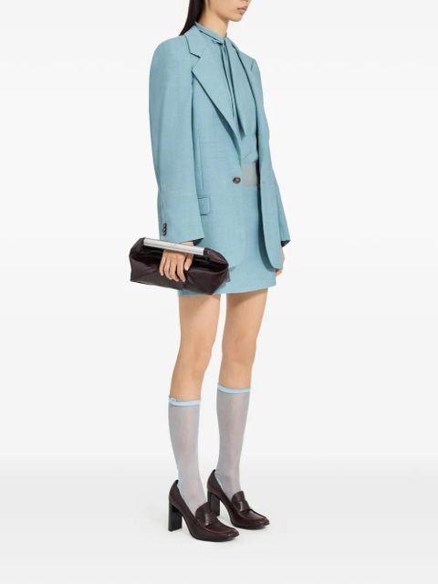 MM6 Maison Margiela long-sleeves blazer - Blue