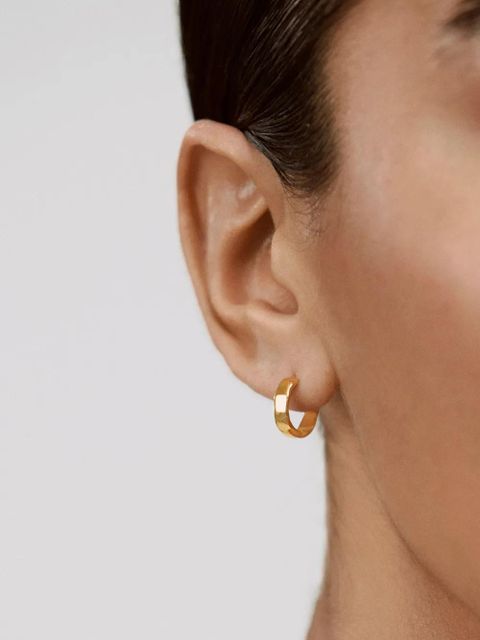 Monica Vinader Siren Muse huggie hoop earrings - Gold