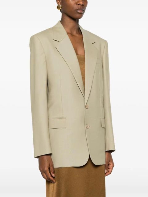 Saint Laurent flap-pocket blazer - Green