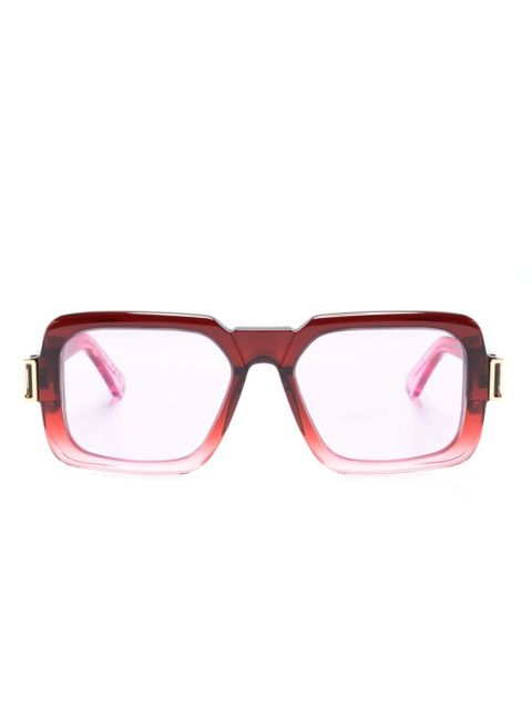 Marni Eyewear Zamalek square-frame glasses - Red - zdjęcie produktu nr 1