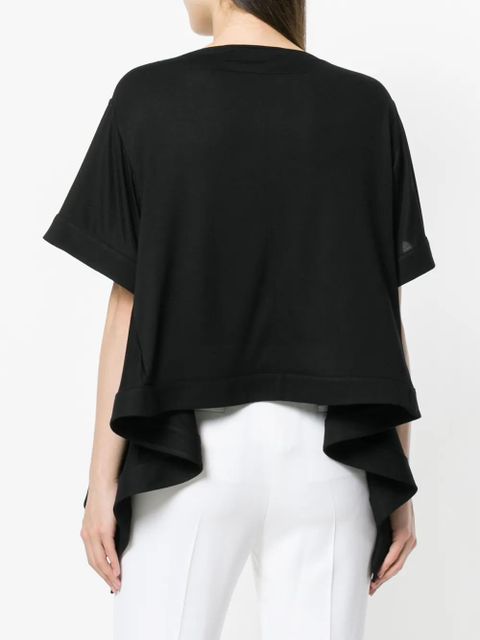 Givenchy draped hem T-shirt - Black