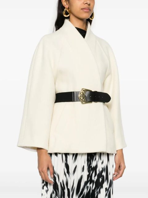 Ba&Sh Hini belted jacket - Neutrals
