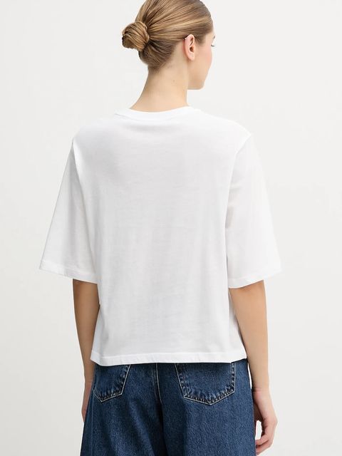 Tommy Hilfiger t-shirt bawełniany damski kolor biały WW0WW47811