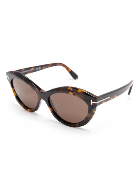 TOM FORD Eyewear butterfly-frame sunglasses - Brown - zdjęcie produktu nr 2
