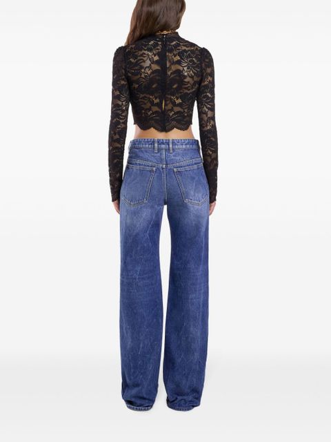 Rabanne boyfriend jeans with charm detail - Blue