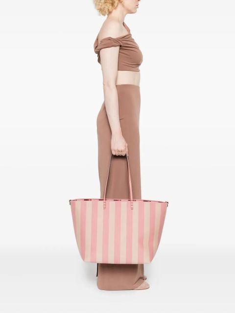 FENDI large striped tote bag - Pink