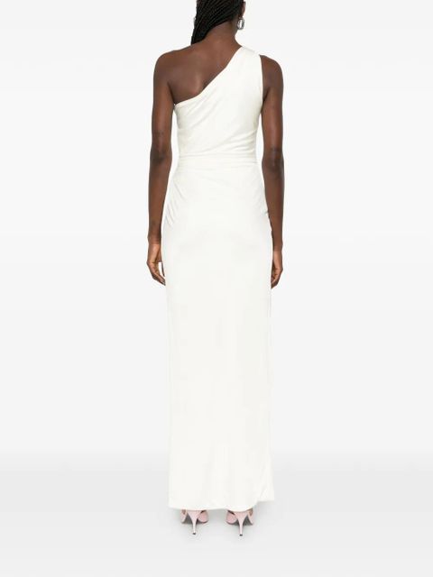 Versace one-shoulder maxi dress - Neutrals