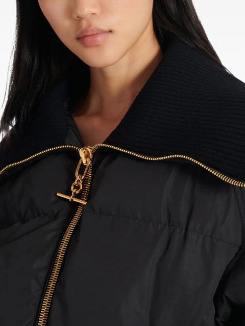 Balmain padded zip jacket - Black
