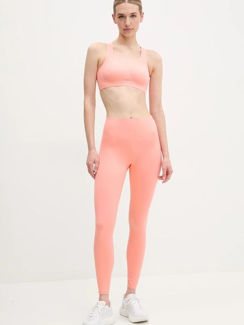 Calvin Klein Performance legginsy treningowe kolor pomarańczowy gładkie LVGWS5L606 - zdjęcie produktu nr 2