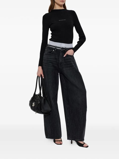 Alexander Wang long-sleeve top - Black - zdjęcie produktu nr 2