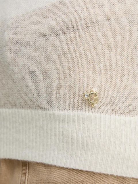 Guess sweter z wełną IZABELLA damski kolor beżowy lekki W5RR06 Z3HQ0