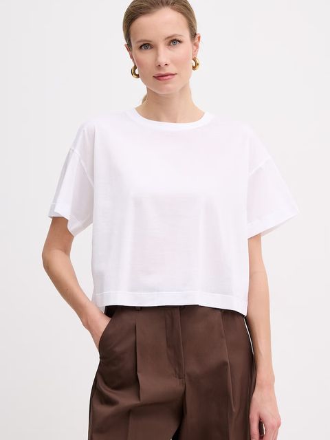 MM by Max Mara t-shirt damski bawełniany RADICE - zdjęcie produktu nr 2