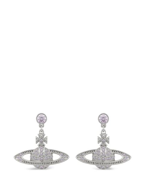 Vivienne Westwood Mini Bas Relief Drop earrings - Silver - zdjęcie produktu nr 1