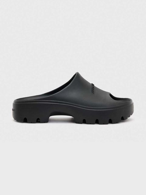 AllSaints klapki Eclipse Flatform damskie kolor czarny na platformie WF560Y