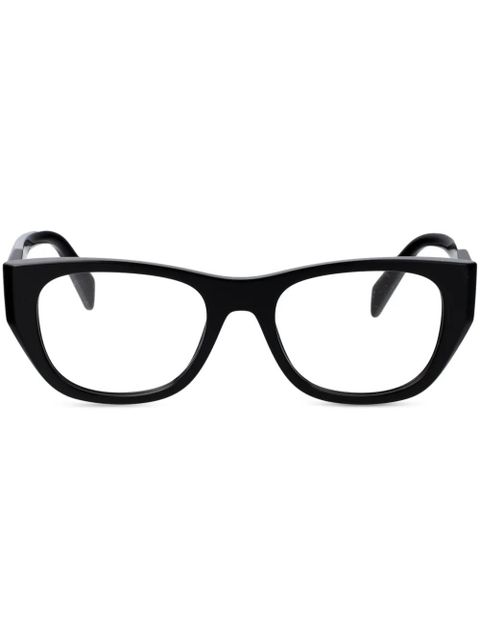 Prada Eyewear printed acetate glasses - Black - zdjęcie produktu nr 1