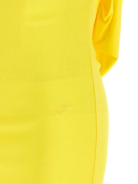 Jacquemus The Mistral draped-back mini dress - Yellow