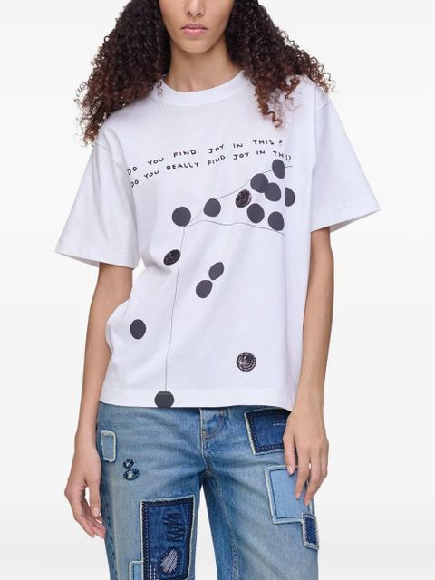Marc Jacobs graphic-print box tee - White