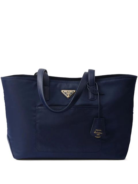 Prada medium Re-Edition 1978 tote bag - Blue - zdjęcie produktu nr 1