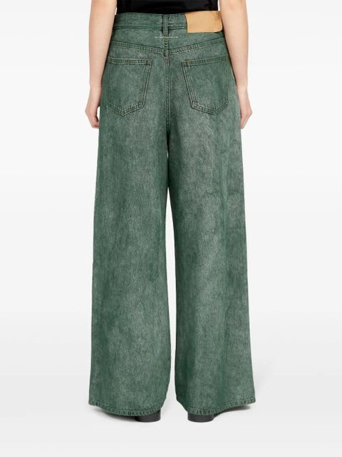 MM6 Maison Margiela wide-leg jeans - Green