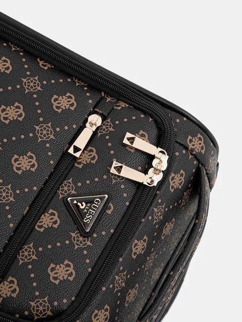 Guess walizka SILIA SMALL kolor brązowy TWGP98 90971