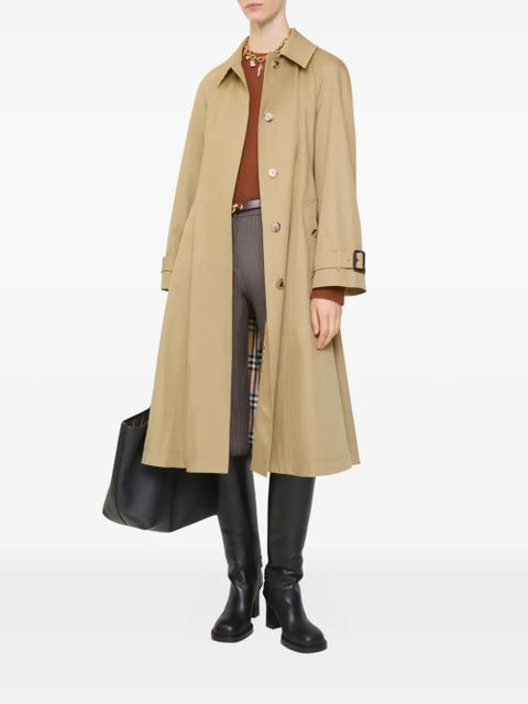 Burberry belted gabardine car coat - Neutrals - zdjęcie produktu nr 2