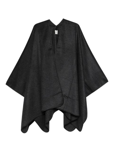 TOTEME flannel piped cape - Grey - zdjęcie produktu nr 1