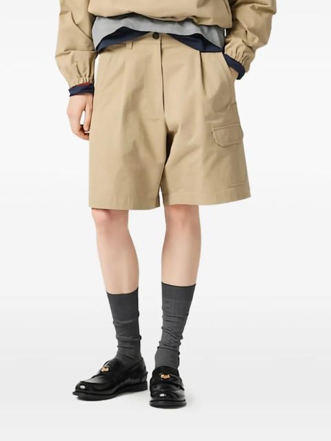 Miu Miu ripstop bermudas - Neutrals - zdjęcie produktu nr 1
