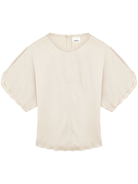 ISABEL MARANT Karlita blouse - Neutrals - zdjęcie produktu nr 1