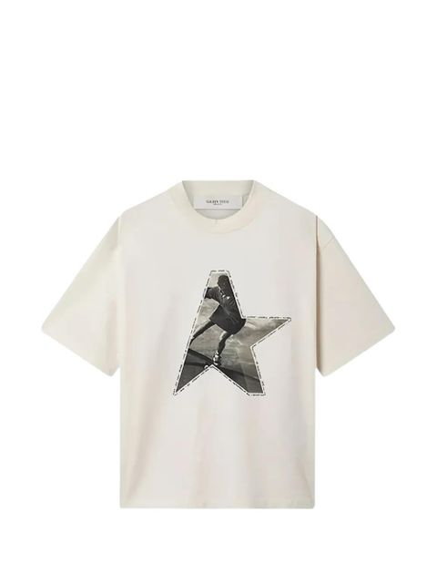 Golden Goose star graphic T-shirt - Neutrals - zdjęcie produktu nr 1