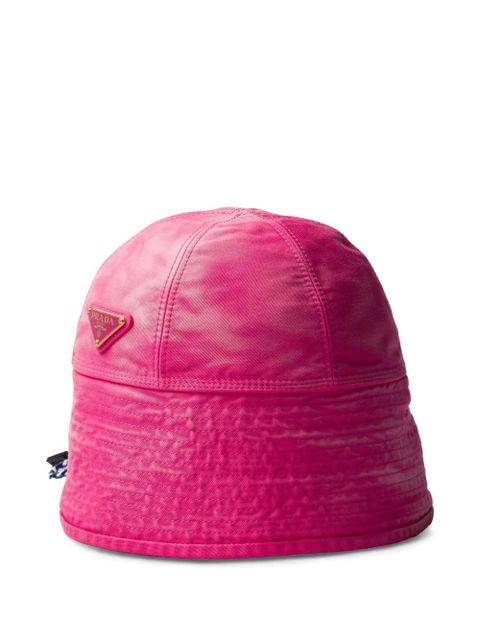 Prada cotton bucket hat - Pink - zdjęcie produktu nr 1