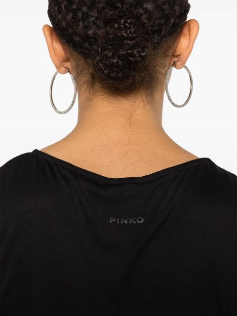 PINKO gathered sleeveless tank top - Black