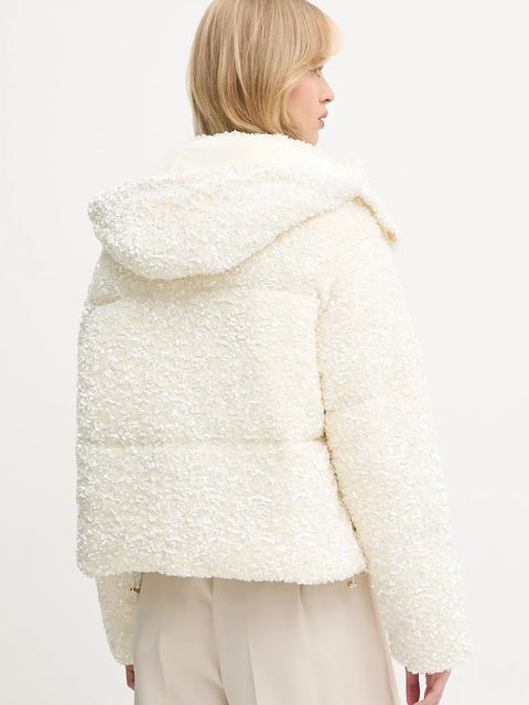 Fracomina kurtka kolor beżowy zimowa FP25WC3009O429N6