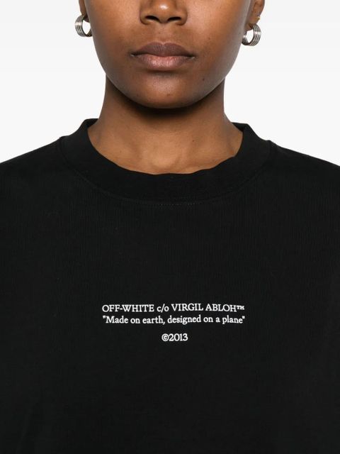 Off-White cotton T-shirt - Black