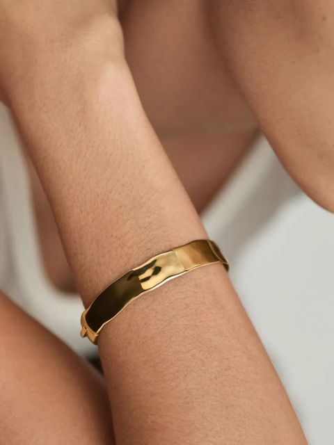 Monica Vinader Siren Muse Bold bangle - Gold - zdjęcie produktu nr 2