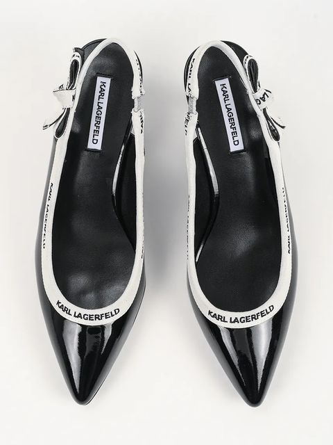 Karl Lagerfeld szpilki skórzane PANACHE