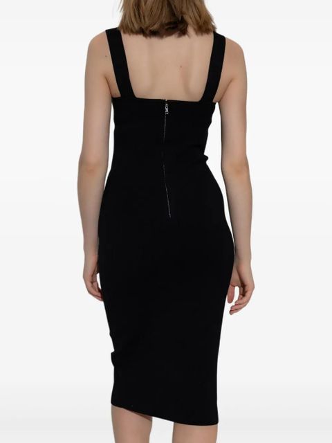 Max Mara fitted midi dress - Black