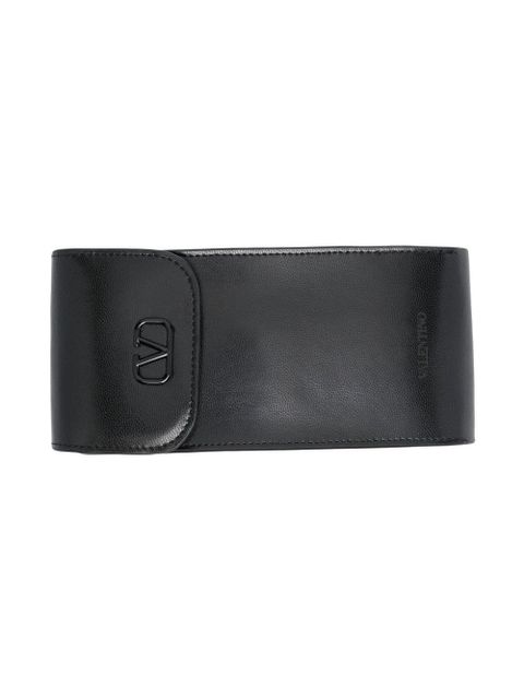 VALENTINO GARAVANI EYEWEAR Rockstud irregular-frame sunglasses - Purple