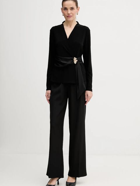 Joseph Ribkoff bluzka damska kolor czarny gładka 254117 - zdjęcie produktu nr 2