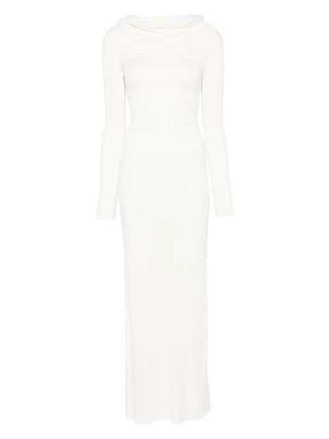 Aya Muse fine-knit maxi dress - White - zdjęcie produktu nr 1