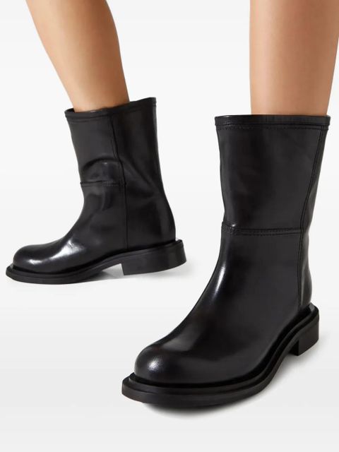 ATP Atelier Sirone round-toe boots - Black