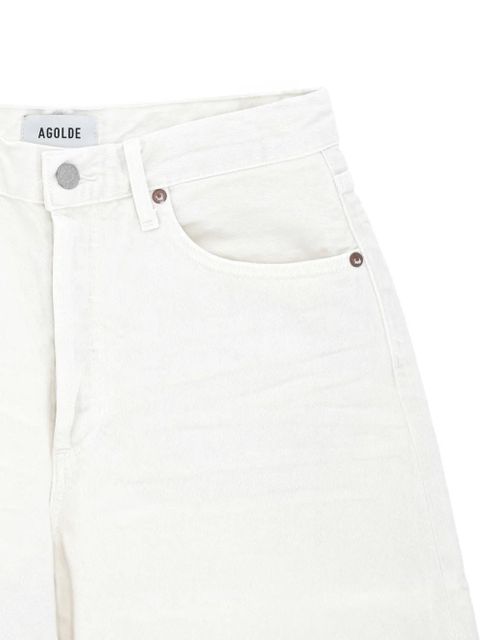 AGOLDE pocket cotton shorts - White