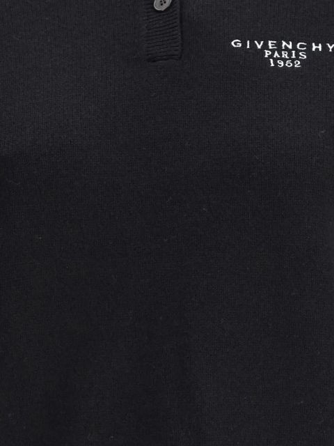Givenchy short-sleeve logo polo top - Black