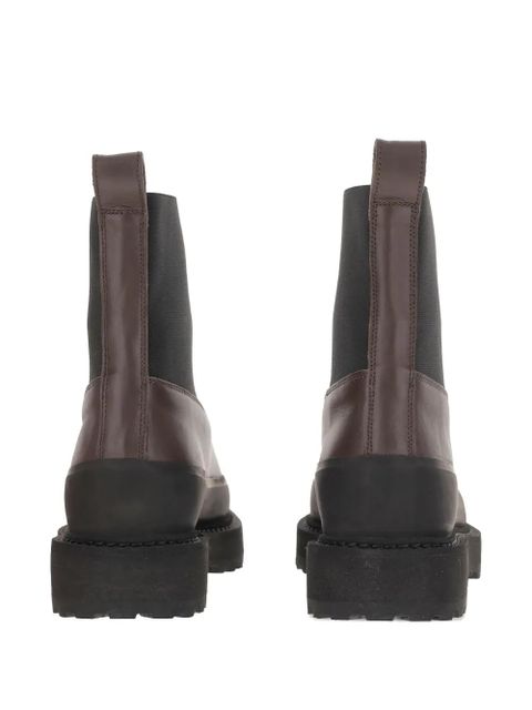 Le Monde Beryl round-toe chunky-sole chelsea boots - Brown - zdjęcie produktu nr 2