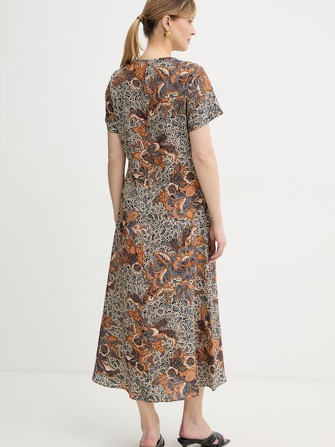 Weekend Max Mara sukienka jedwabna CRESPO