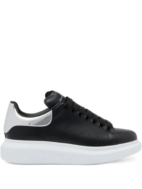 Alexander McQueen Oversized leather sneakers - Black - zdjęcie produktu nr 1