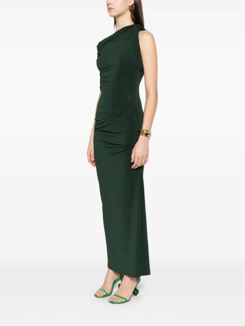 Jacquemus The Drapeado midi dress - Green