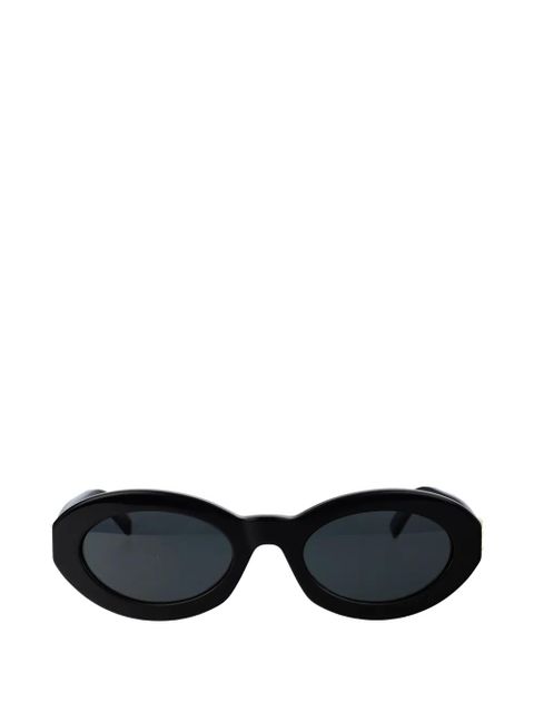Saint Laurent oval-frame sunglasses - Black - zdjęcie produktu nr 1