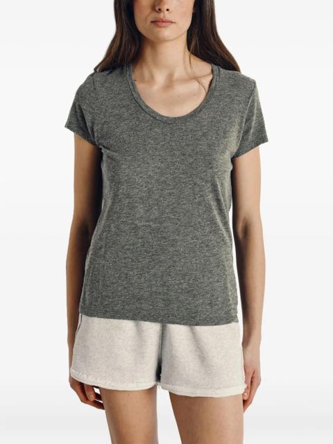 American Vintage scoop-neck short-sleeved T-shirt - Grey