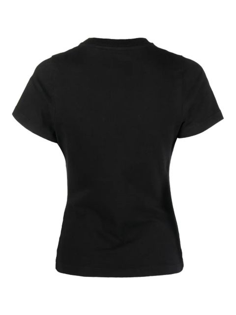 Axel Arigato embroidered-logo short-sleeve T-shirt - Black - zdjęcie produktu nr 2