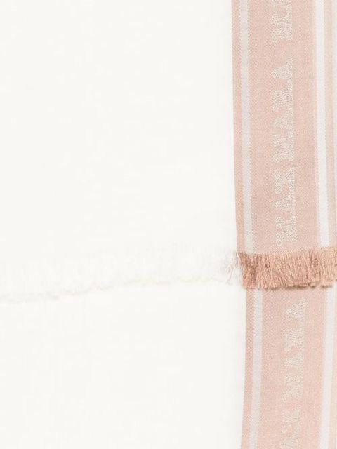 Max Mara Madre scarf - White - zdjęcie produktu nr 2